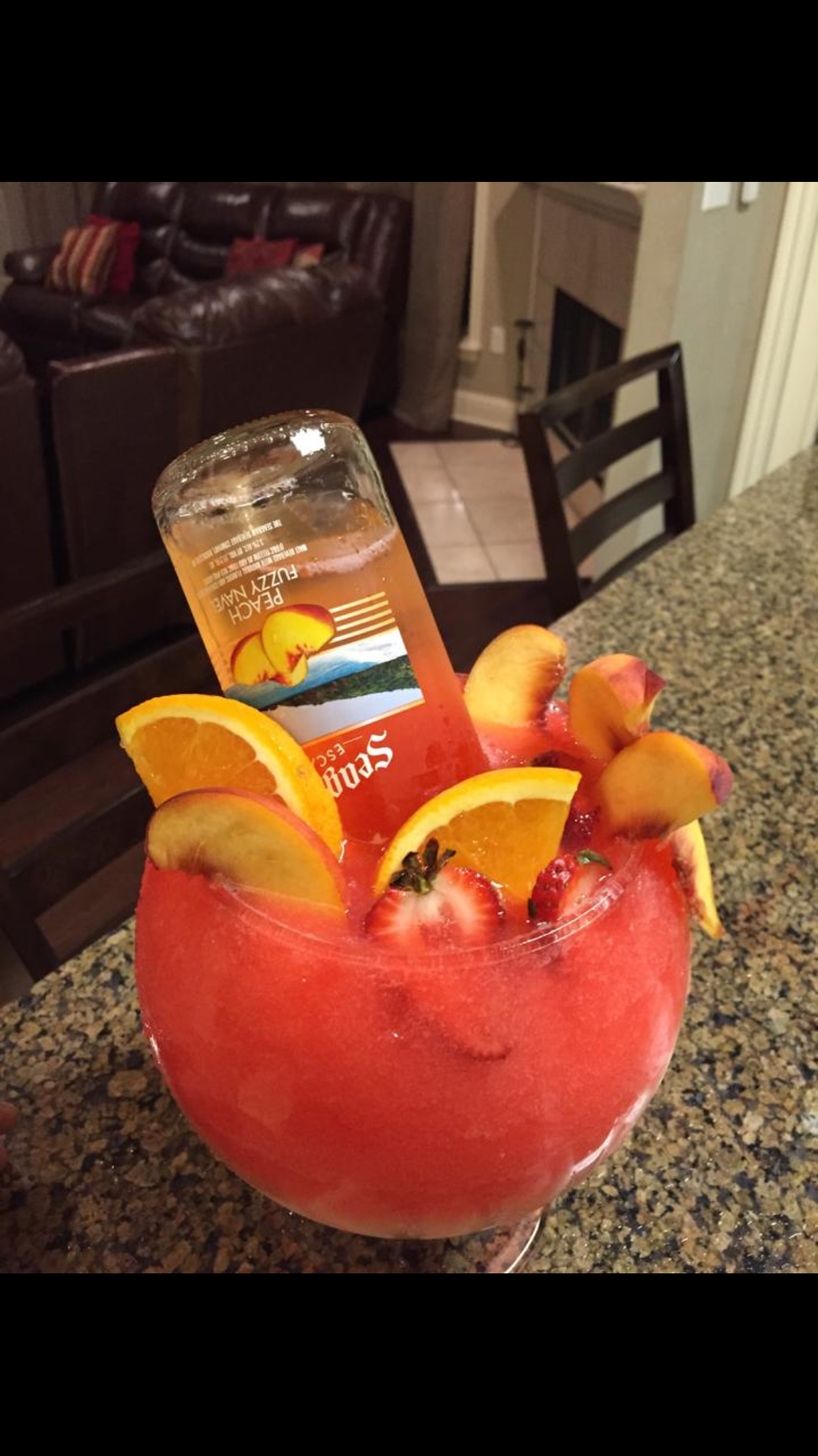 Peach party bowl